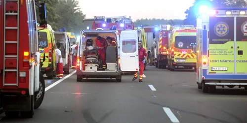 Accident Ungaria Budapesta FOTO Mediafax/Mihádák Zoltán/MTI