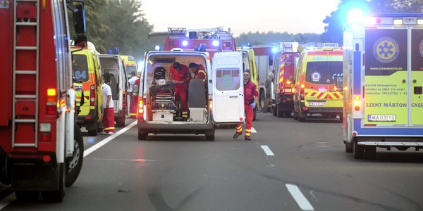 Accident Ungaria Budapesta FOTO Mediafax/Mihádák Zoltán/MTI