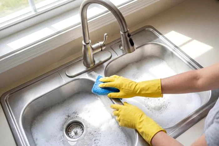 Chiuveta trebuie curățată constant / foto: Vecteezy