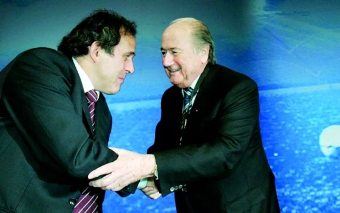
    Joseph Blatter şi Michel Platini  