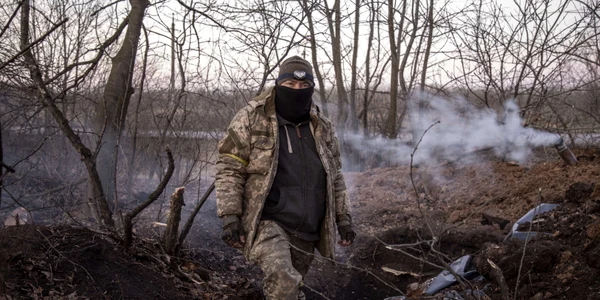 Soldat ucrainean in transee FOTO Profimedia jpg