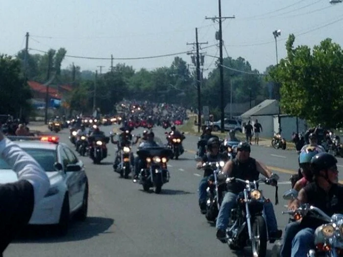 Mii de motociclişti sunt în apropierea Washingtonului. FOTO: Washington Times