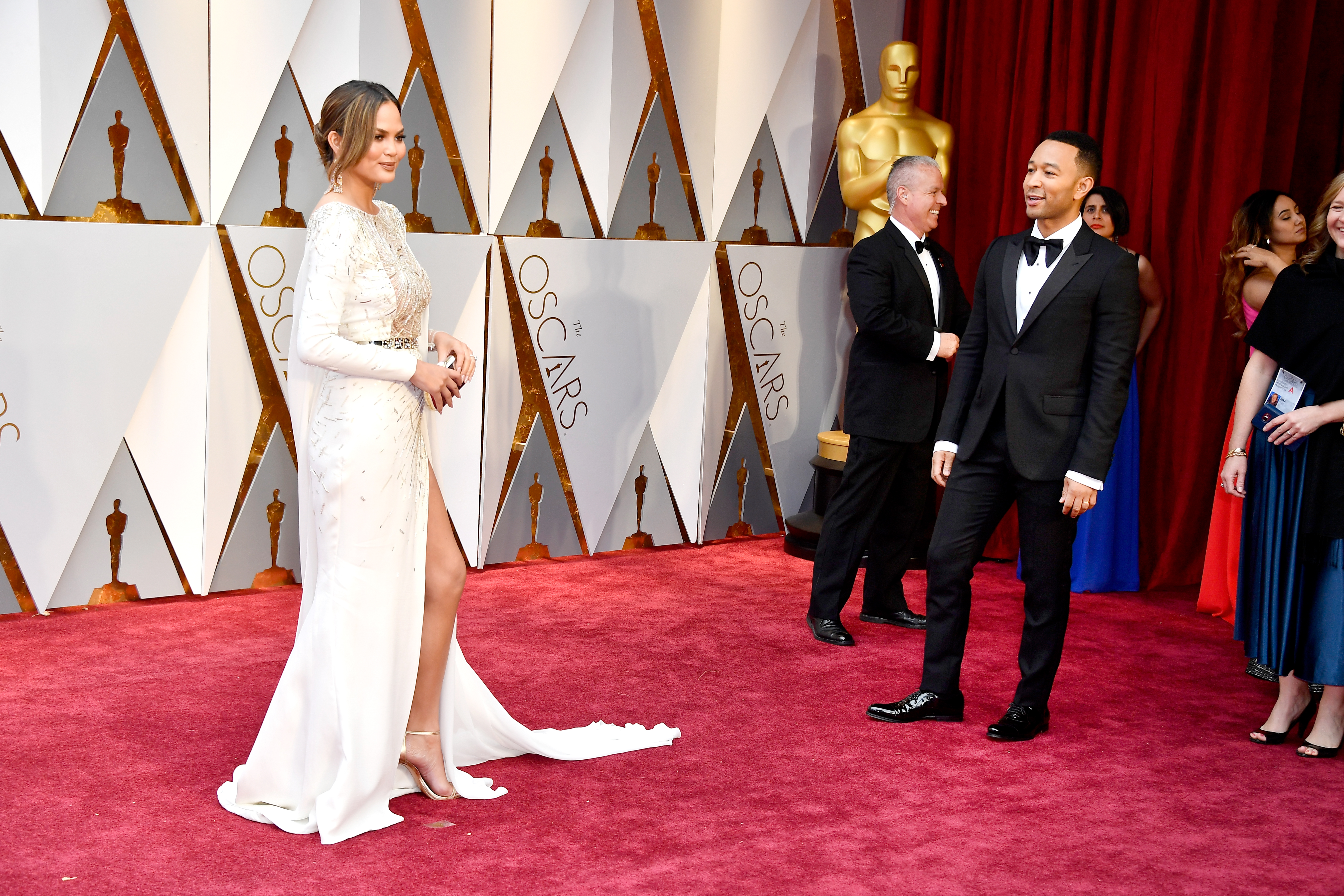 De la stânga la dreapta: Felicity Jones, Debbie Matenopoulos și Isabelle HuppertGetty Images