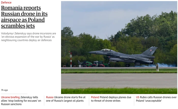 Deschiderea site-ului britanic duminică dimineață / Sursa foto: captură The Guardian