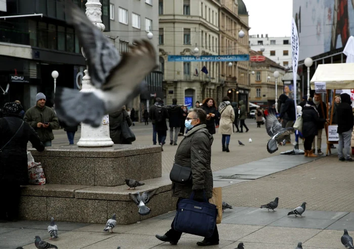 Zagreb, capitala Croaţiei FOTO EPA-EFE