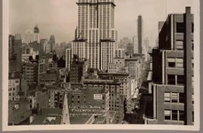 Empire State Building, în construcție, în anul 1930 