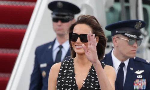 Melania Trump wears Steve McQueen in Palm Beach jpeg