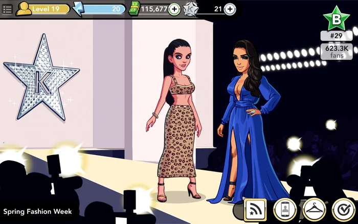 Imagine din Jocul Kim Kardashian Hollywood