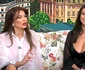 Nicoleta Luciu și Iuliana Luciu la Cătălin Măruță la Pro TV. FOTO: captură de ecran
