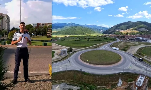 Explicatia virala a politistului despre semnalizarea in giratoriu  Foto Daniel Guță jpg