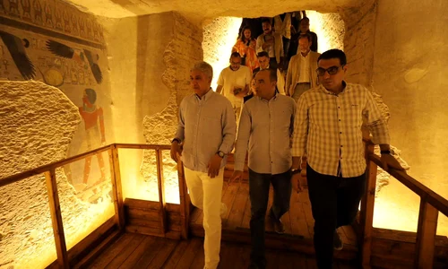 Mormântul faraonului Amenhotep al III-lea, redeschis (© Facebook / Ministry of Tourism and Antiquities)