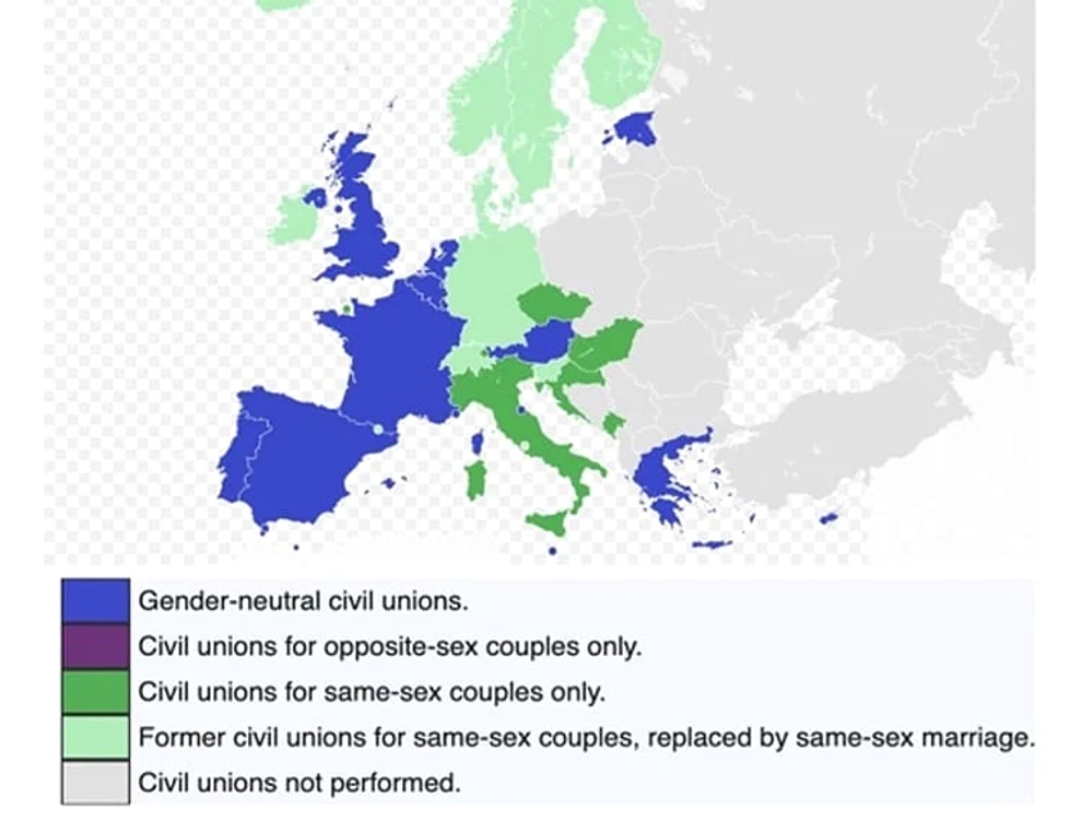 Căsătoriile gay în țările din Europa - Foto Wikipedia