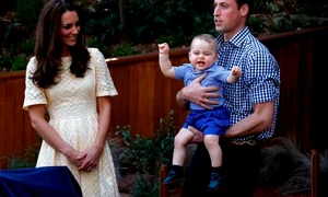 Prinţul William este foarte mândru de fiul său, micul prinţ George jpeg