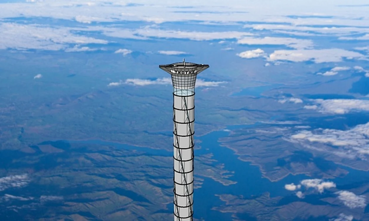 
    O companie din Canada vrea să construiască un lift spaţialFoto: Thoth Technology INC  