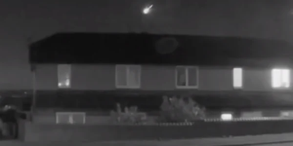 meteorit foto captura