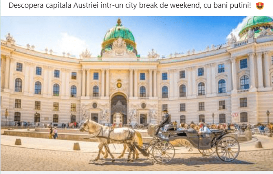 Reacția românilor la o ofertă turistică pentru Austria. Comentariile au fost oprite
