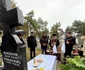 După parastasul de 40 de zile, omul de radio a fost prezent la deschiderea unui magazin de haine din Popești-Leordeni