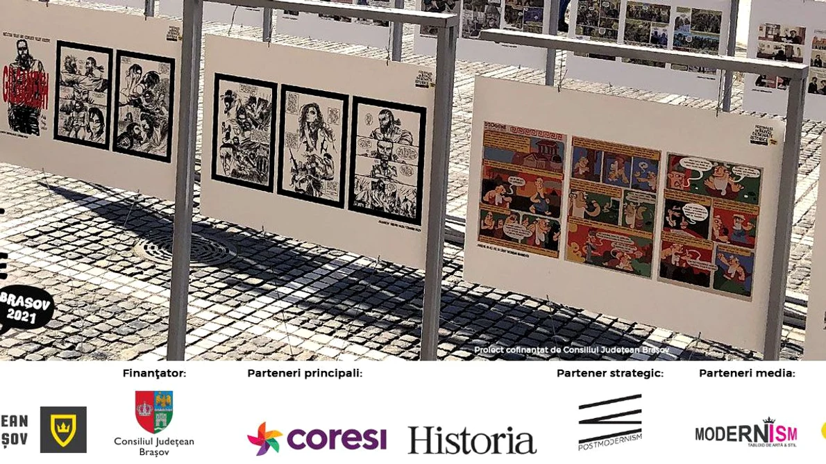 ,,Frica în istorie", tema principală a Festivalului Internațional de Benzi Desenate Istorice Brașov 2021 jpeg