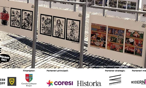 ,,Frica în istorie", tema principală a Festivalului Internațional de Benzi Desenate Istorice Brașov 2021 jpeg