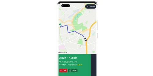 Aplicatie Bolt Driver în  Huawei AppGallery