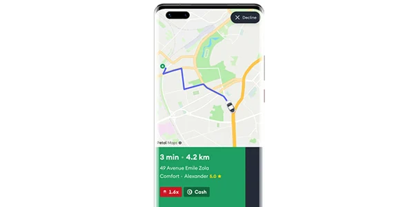 Aplicatie Bolt Driver în  Huawei AppGallery