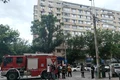 Un lift a căzut în gol la Ministerul Transporturilor din București. Mai multe persoane care se aflau înăuntru au fost rănite FOTO: Adevărul