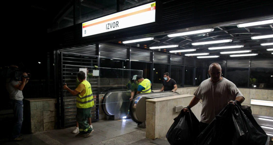 Stația de metrou Izvor. Foto: Arhivă Click!