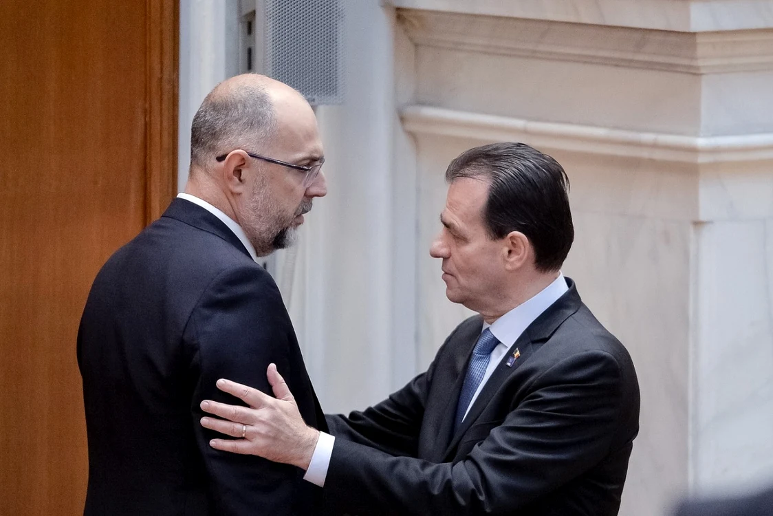 Kelemen Hunor şi Ludovic Orban. FOTO Mediafax