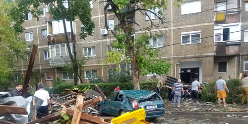 Timişoara în imagini după furtuna de duminică FOTO Facebook/Info Trafic jud. Timiş