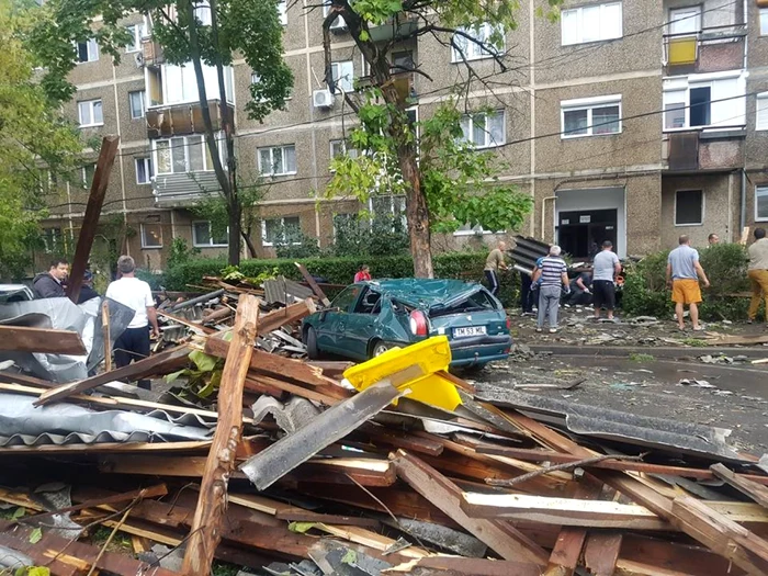 Timişoara în imagini după furtuna de duminică FOTO Facebook/Info Trafic jud. Timiş