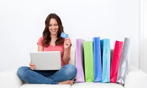 Woman Shopping Online jpeg