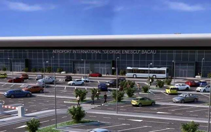 Modernizarea Aeroportului Internaţional „George Enescu“ din Bacău FOTO Facebook