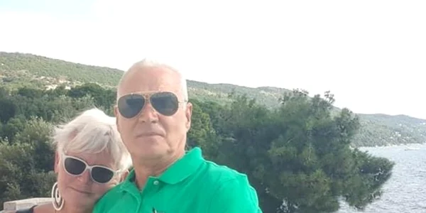 Monica Tatoiu alături de soţul ei FOTO Arhiva personală via Click!