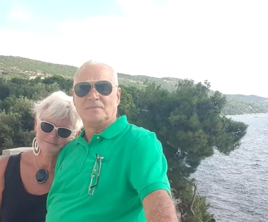 Monica Tatoiu altărui de soţul ei FOTO Arhiva personală via Click!