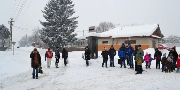 În judeţul Bacău, mai multe drumuri judeţene sunt blocate de căderile de zăpadă