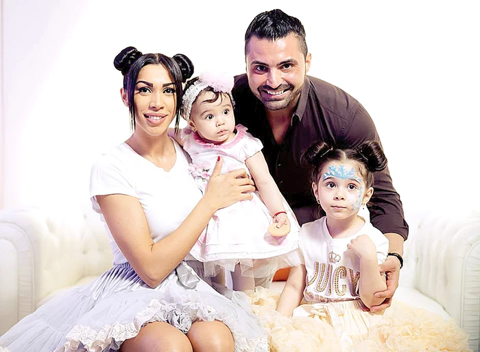 Pepe și soția lui, Raluca,  au împreună două  fetițe tare drăgălașe