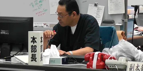 FOTO REUTERS: Masao Yoshida, directorul centralei nucleare de la Fukushima