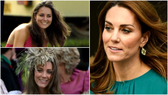 Ce schimbată era Kate Middleton în tinerețe. Foto: colaj Click