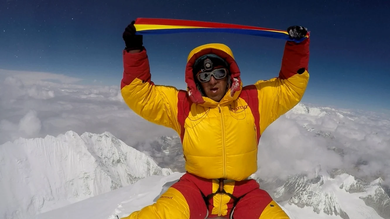 Horia Colibăşanu, pe Everest FOTO Arhivă personală Horia Colibăşanu