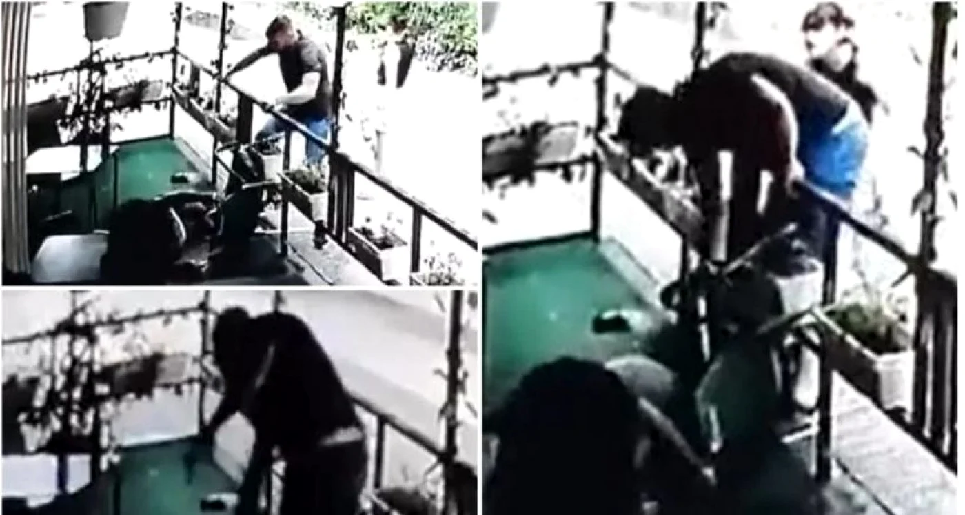 Momentul altercaţiei surprins de camerele de supraveghere din bar FOTO stiriest.ro