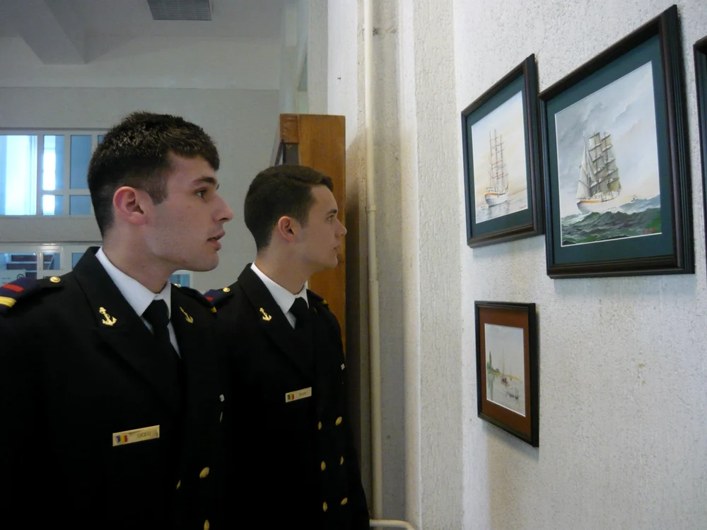 Bricul MIrcea, pictat de marinarul - poet Ovidiu Ionescu FOTO Mariana iancu