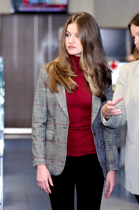Prințesa Leonor în vizită la Crucea Roșie