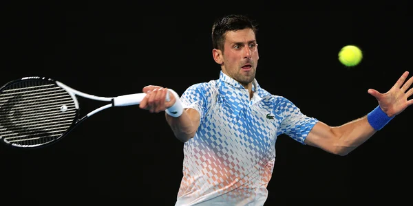 Novak Djokovici în semifinala masculină de la Australian Open. FOTO EPA-EFE