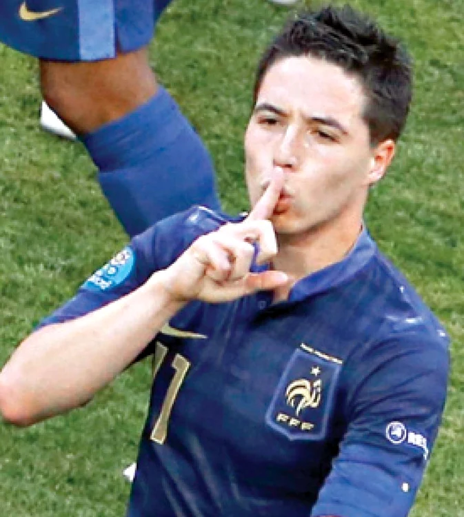 
    Nasri s-a purtat  ca un huligan  după meciul  pierdut cu Spania  