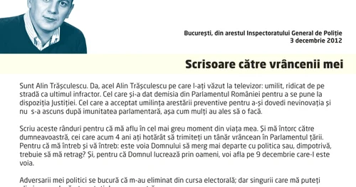 focsani scrisoare