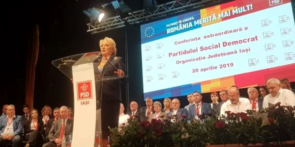 Viorica Dancila la Iasi FOTO Andreea Anton / Adevărul 