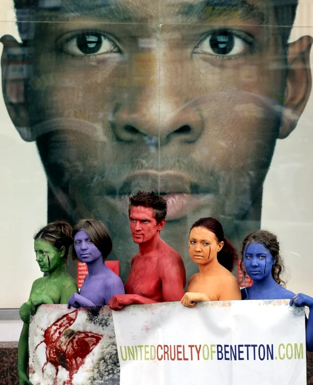 protest benetton 2005