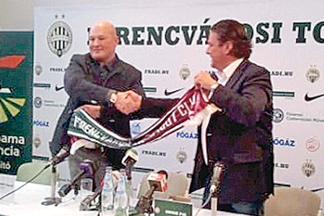 Vass a fost cel mai bucuros de înfrăţirea cu conaţionalii săi de la Ferencvaros (Foto: Răzvan Păsărică)