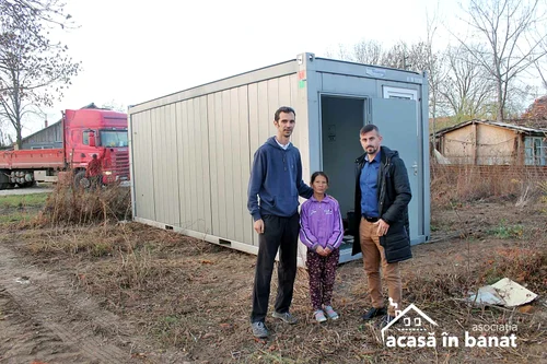 Containere modulare pentru sărmani FOTO Acasă în Banat