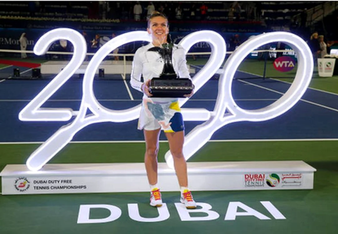 
    Simona Halep nu a mai pus mâna pe rachetă de când a cucerit titlul la Dubai, în februarie 2020Foto: Guliver/ GettyImages  